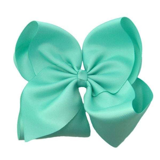 6” Solid Grosgrain Bow | Aqua