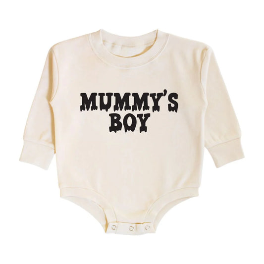 Mummy’s Boy Halloween Romper