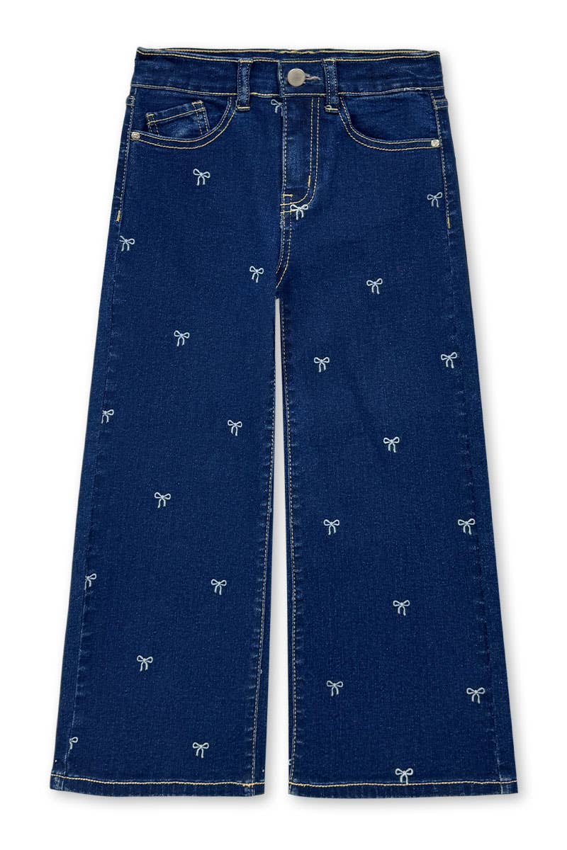 Toddler Wide Leg Denim Jeans | Indigo
