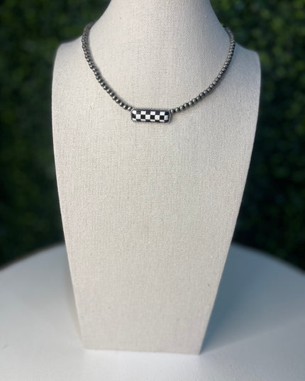 Western Checkered Choker