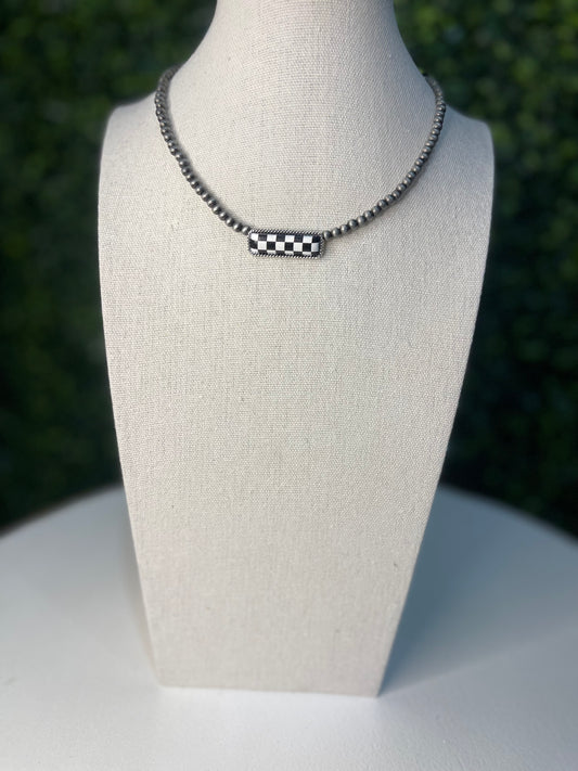 Western Checkered Choker