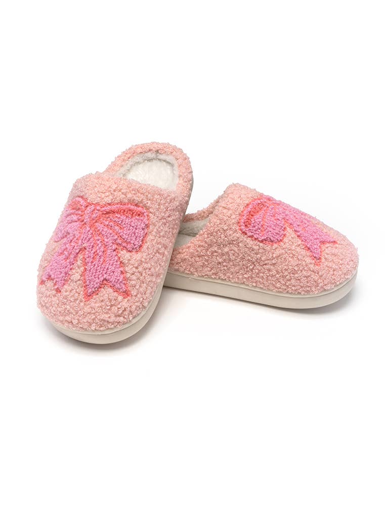 Pretty Bows Slippers | Pink
