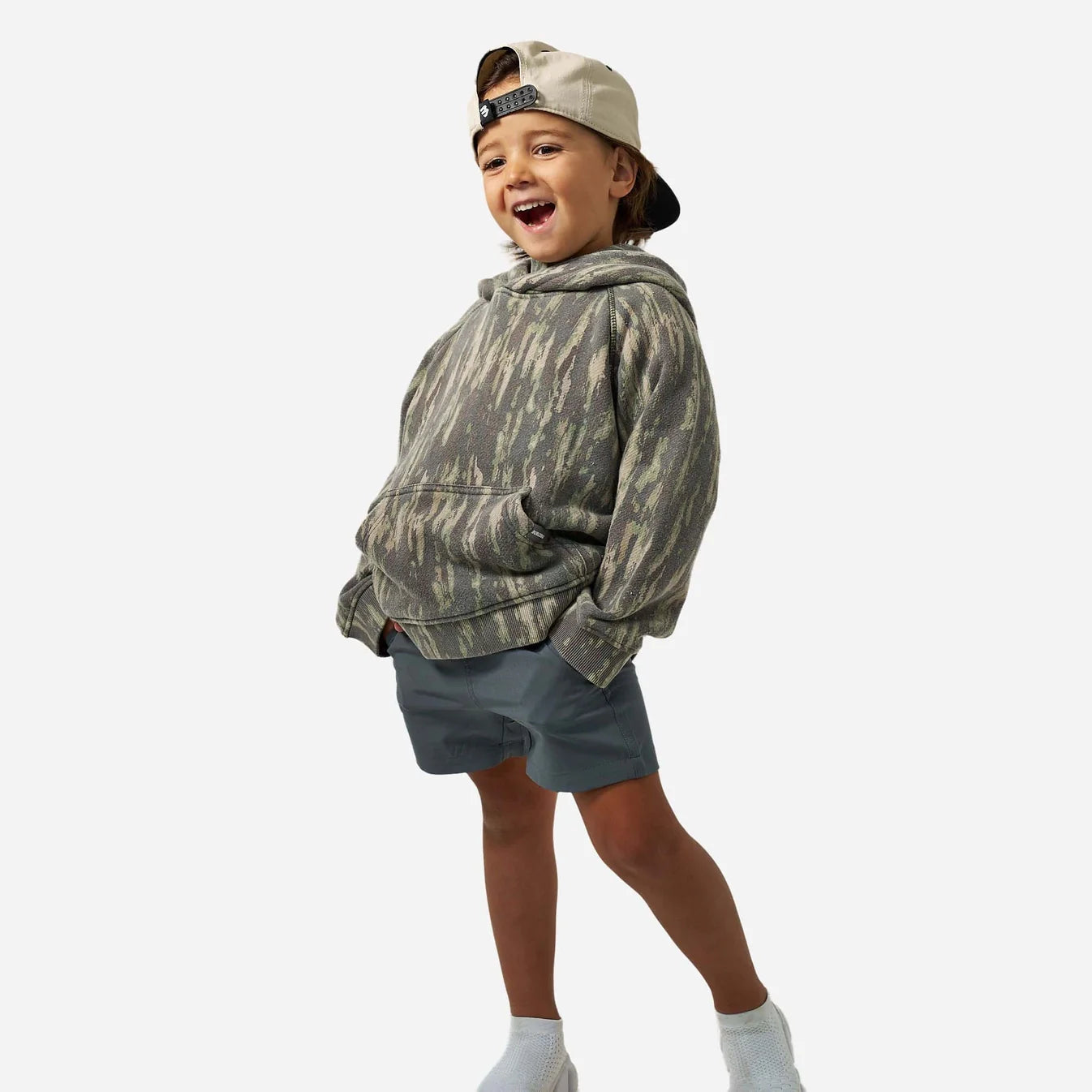 Youth Vintage Washed Hoodie | Midland Camo