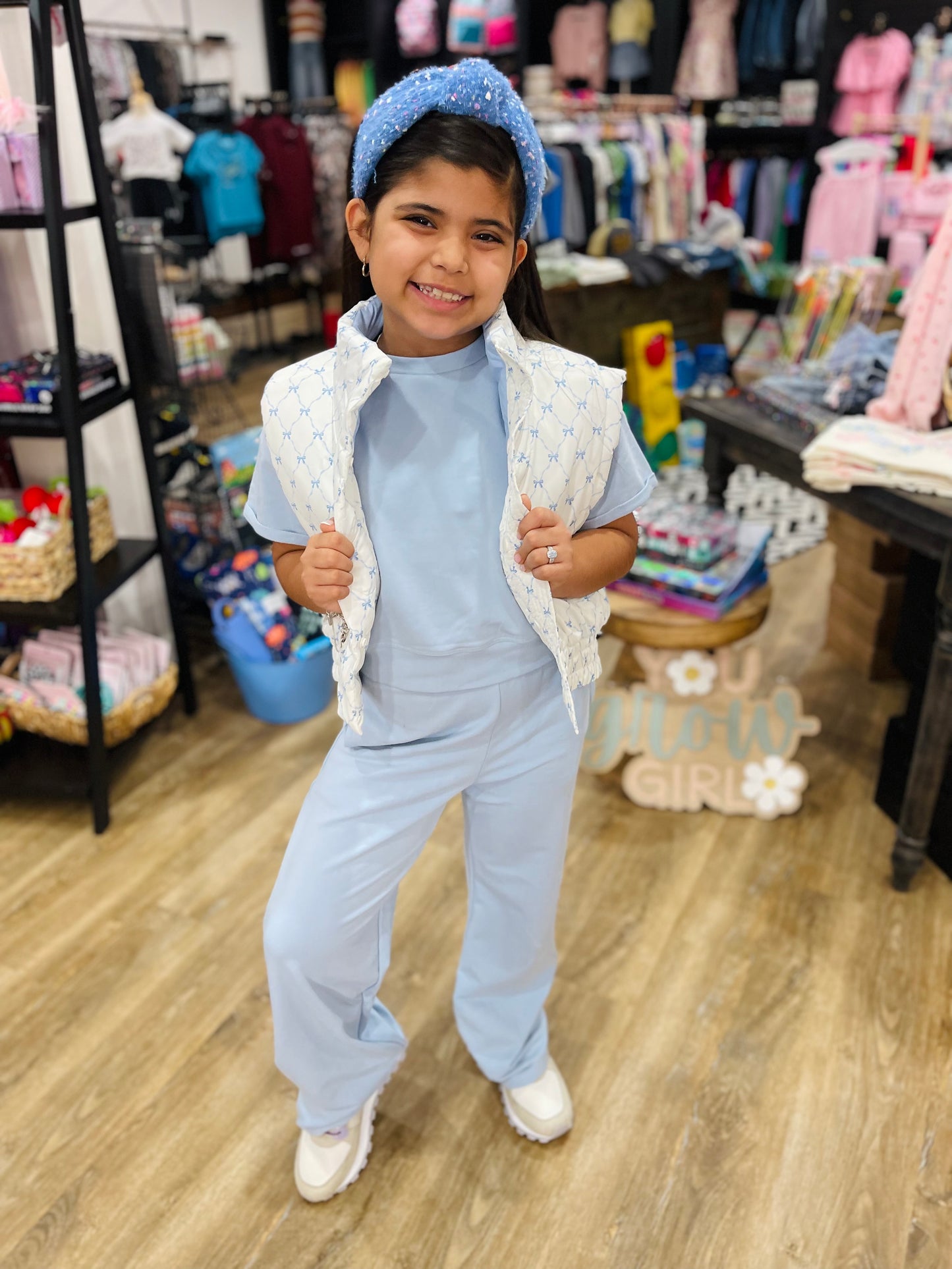 French Terry Roll-Up Sleeve Top | Saltwater Taffy