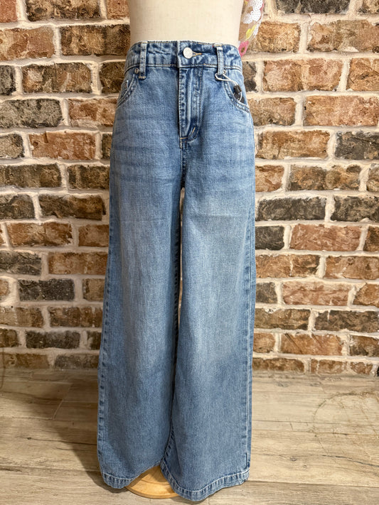 Wide Leg Medium Wash