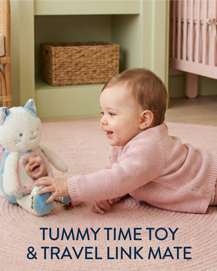 Itzy Bitzy Mirror™ Sensory Tummy Time Mirror - Kitty
