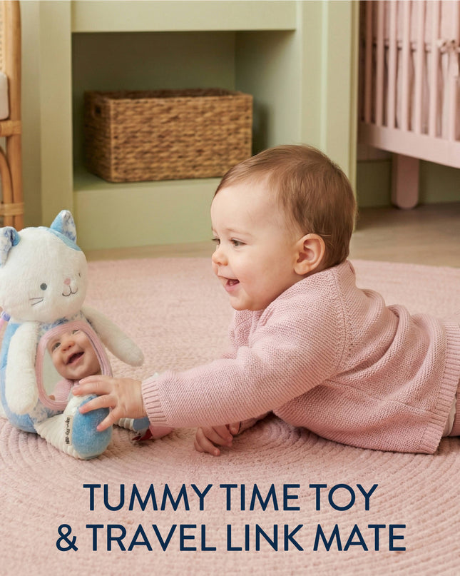 Itzy Bitzy Mirror™ Sensory Tummy Time Mirror - Kitty