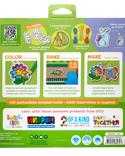 Shrink-its! DIY Shrink Art Kit - Garden Pals