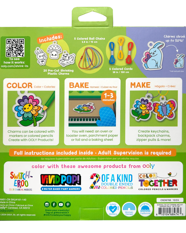Shrink-its! DIY Shrink Art Kit - Garden Pals