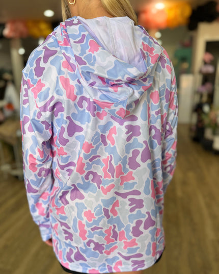 Sportsman Performance Hoodie | Cotton Candy Camo