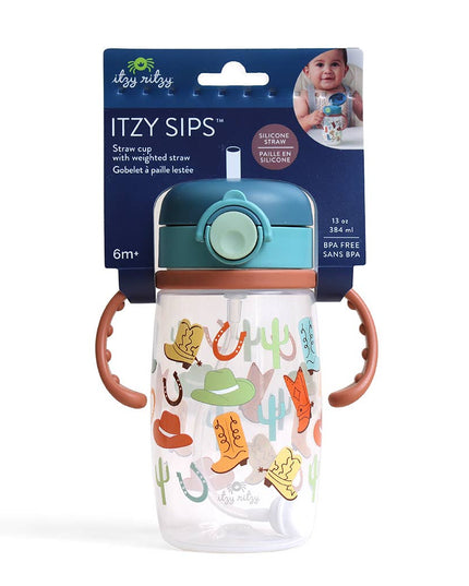 Itzy Sips™ - Straw Cup With Snap-Close Lid: Giddy Up!