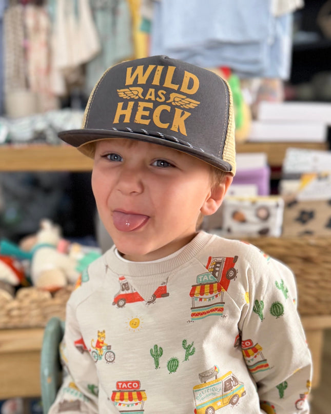 Wild As Heck Trucker Hat | Toddler