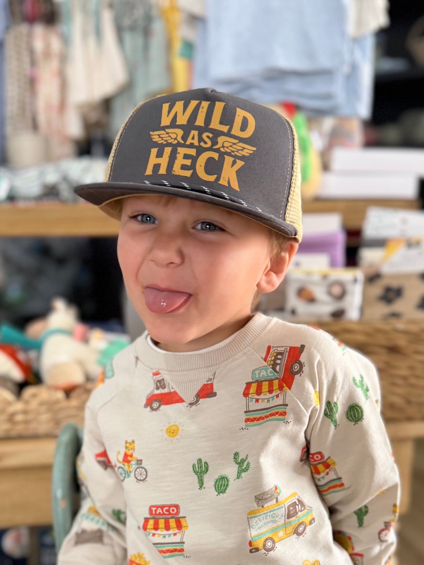 Wild As Heck Trucker Hat | Toddler