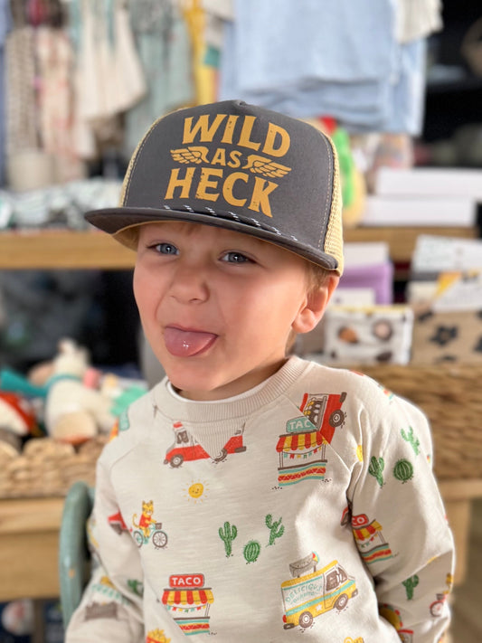 Wild As Heck Trucker Hat | Toddler