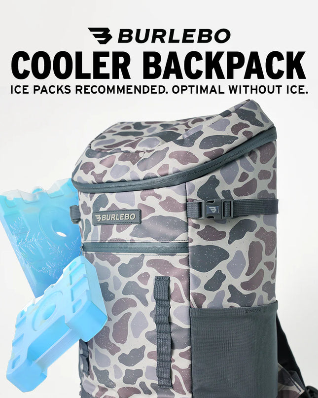 Burlebo Cooler Backpack | Classic Deer Camo