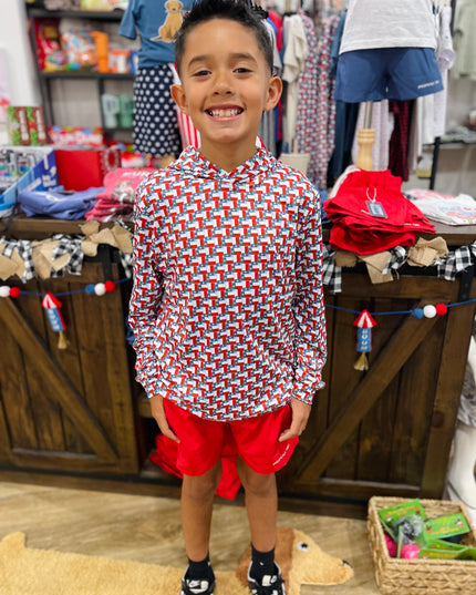 Youth Performance Hoodie | Texas Flag