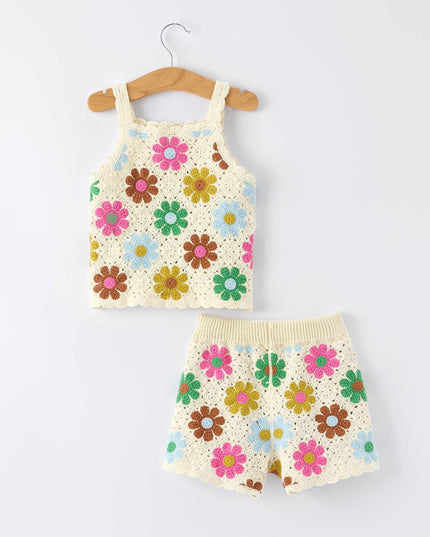 Summer Crochet Floral Set