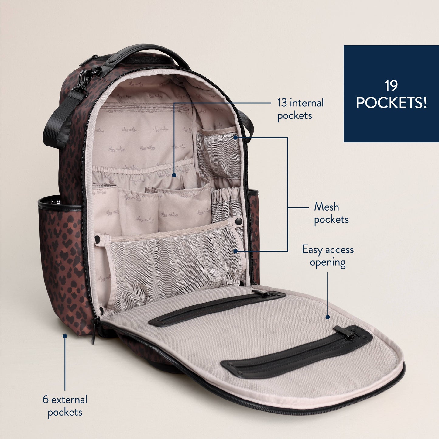*NEW* Leopard Boss Plus | Diaper Backpack