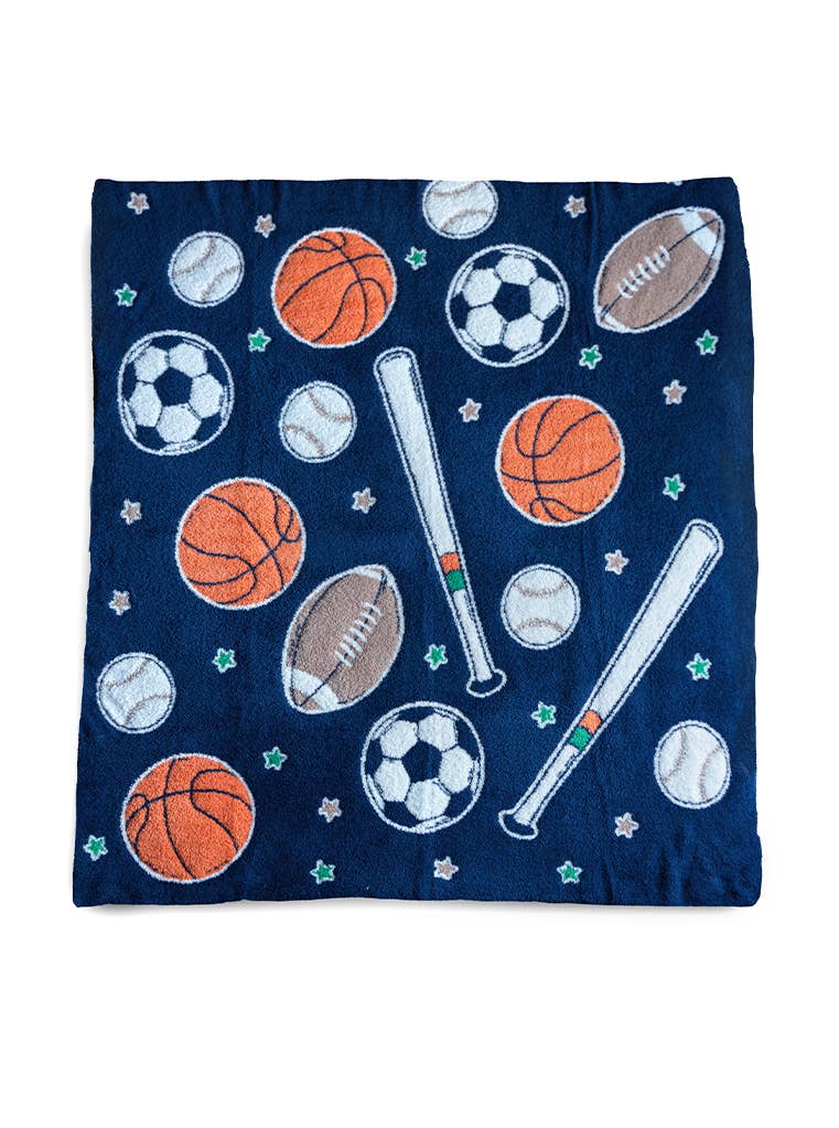 Throw Blanket - Sporting Equipment - Blue