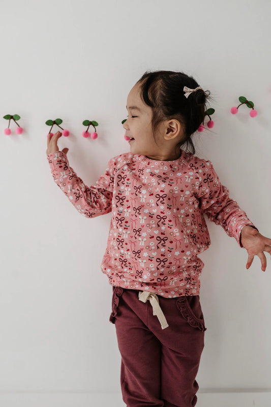 Cherry Hearts Sweatshirt