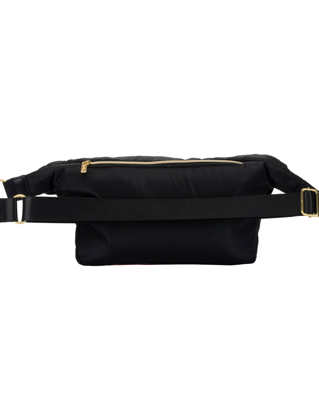 Ritzy Pack  Fanny Pack & Crossbody Diaper Bag: Black