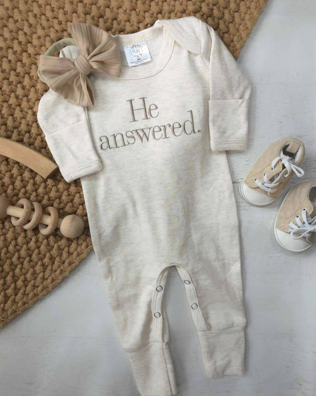 Baby Romper | He Answered