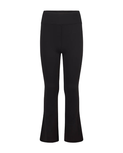 Lux High Rise Ruched Everyday Flared Pants | Black