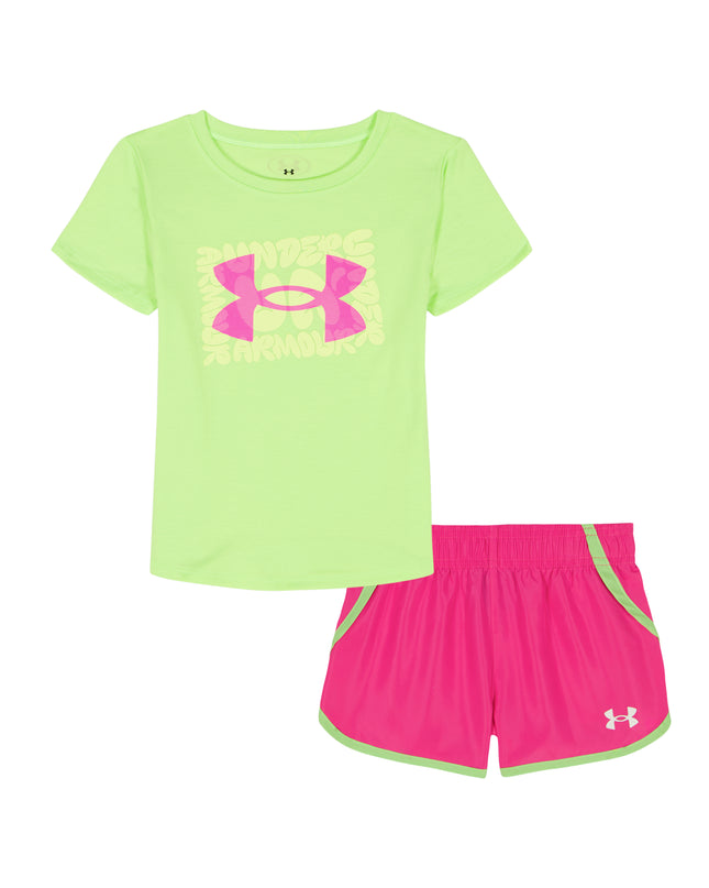 UA Watermelon Athletic Shorts Set | Lime