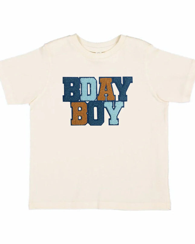 Birthday Boy Patch Short Sleeve T-Shirt