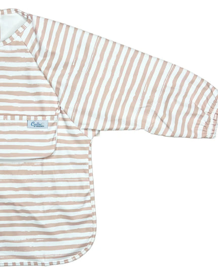 The Grayson Long Sleeve Bib | Brush Stripes