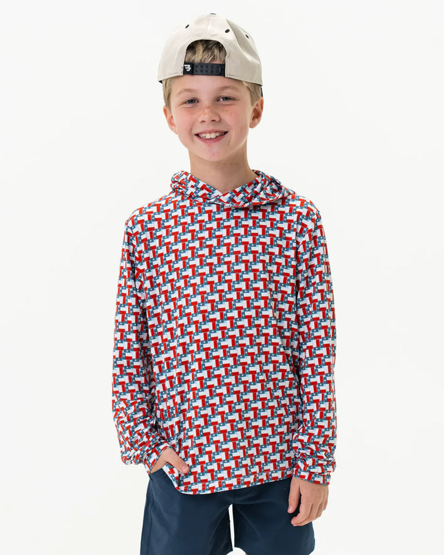 Youth Performance Hoodie | Texas Flag