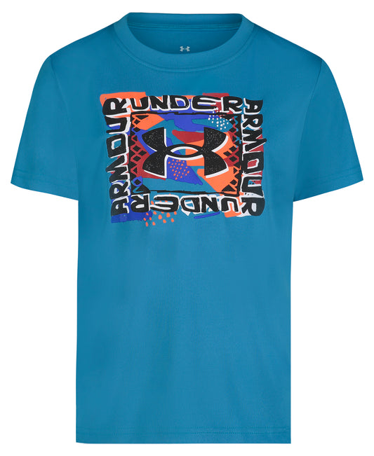 UA Sketch Logo Dri-Fit Tee | Ether Blue | 2T-4T