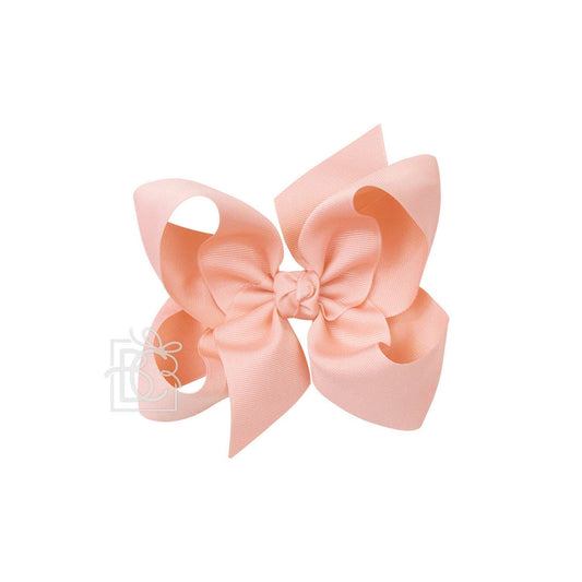 6” Solid Grosgrain Bow | Light Coral