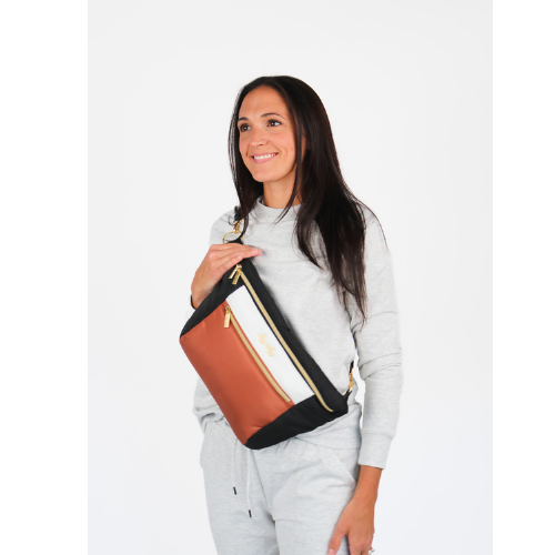 Ritzy Pack  Fanny Pack & Crossbody Diaper Bag: Black
