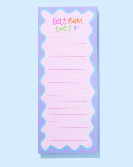 List Pad w/ Magnet - "Best Mom Ever" - 100 Sheets