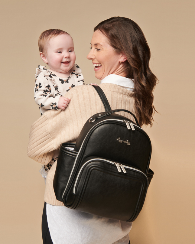 Mini Plus Diaper Bag Backpack | Noir Black