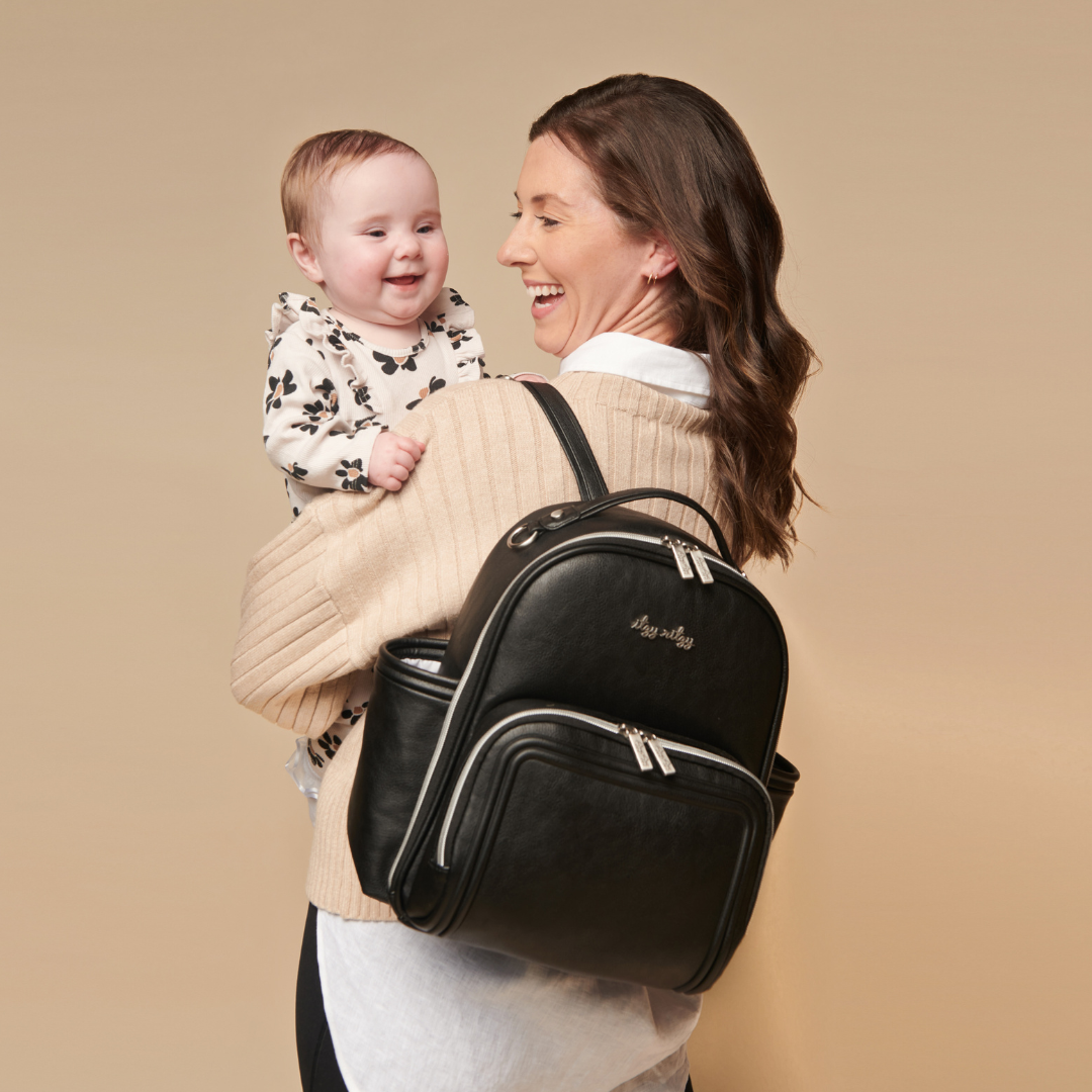 Mini Plus Diaper Bag Backpack | Noir Black