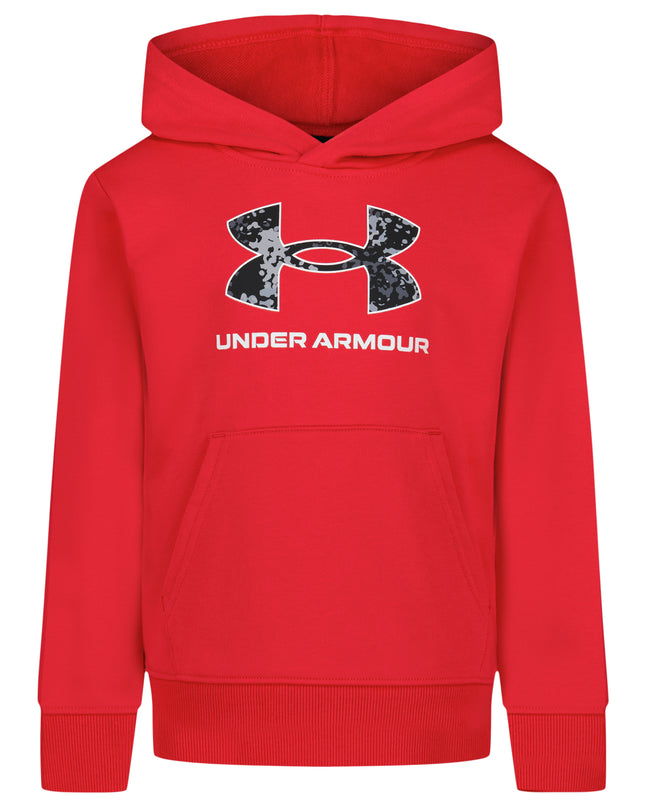 UA Digital Logo Hoodie | Red 4-7
