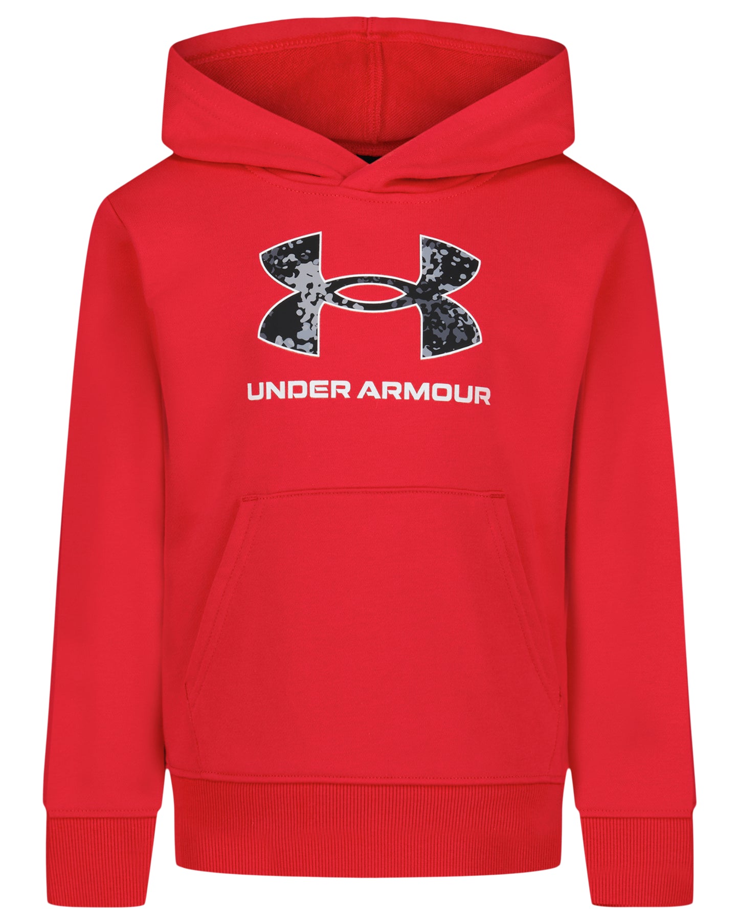 UA Digital Logo Hoodie | Red 4-7