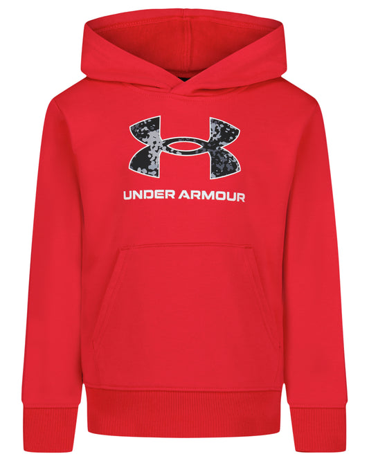 UA Digital Logo Hoodie | Red 4-7