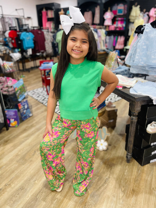 Dream Linen Wide Leg Pants | Wildflower