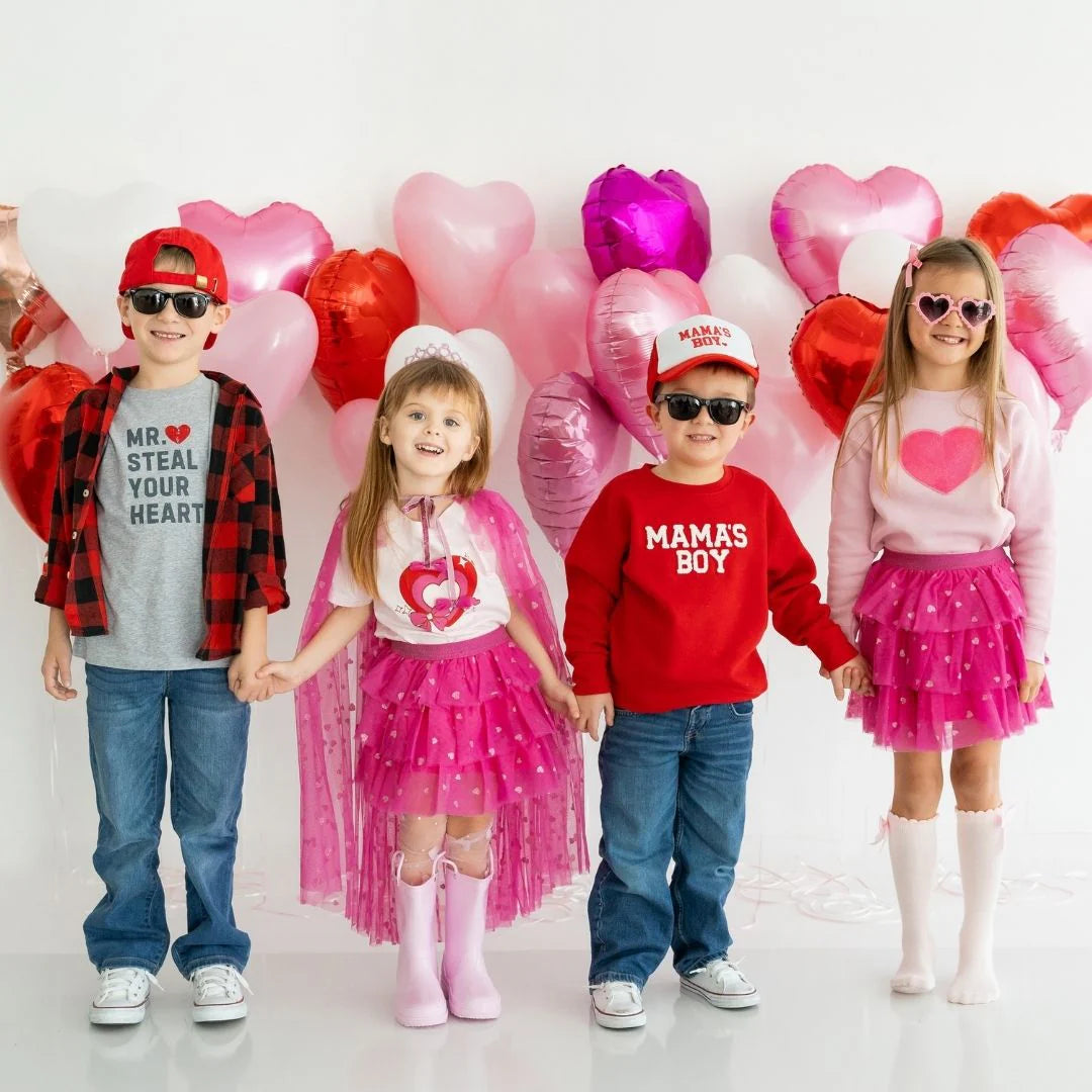 Heart Petal Valentine’s Tiered Tutu