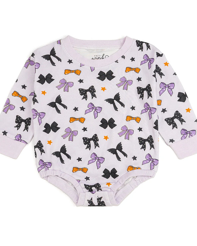 Spooky Bows Halloween Romper