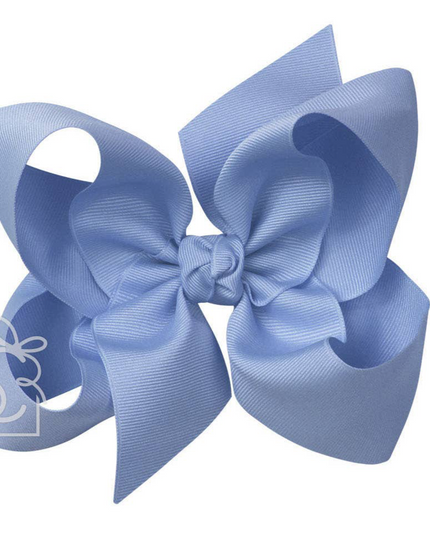 6" Solid Grosgrain Bow | Bluebird