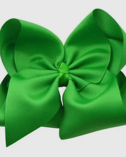 6 “ Solid Grosgrain Bow | Emerald