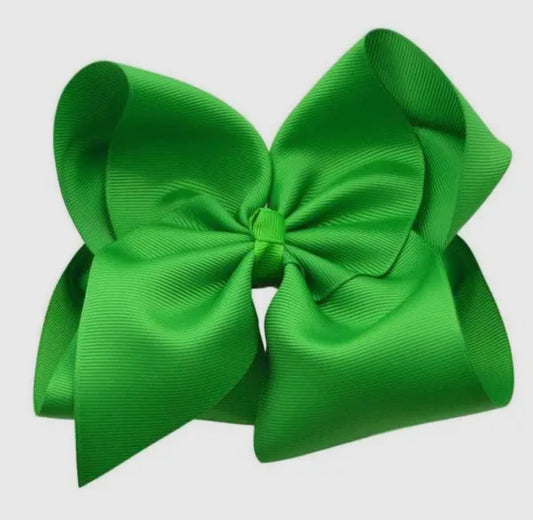 6 “ Solid Grosgrain Bow | Emerald