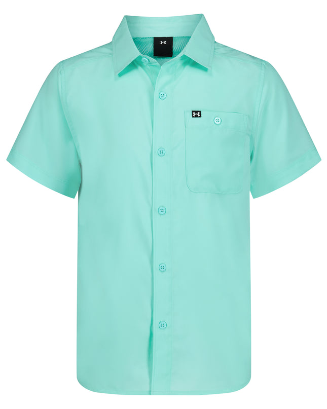 UA Drift Tide Fish Shirt | Neo Turquoise