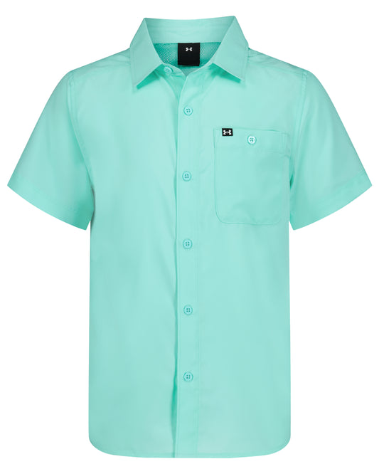 UA Drift Tide Fish Shirt | Neo Turquoise
