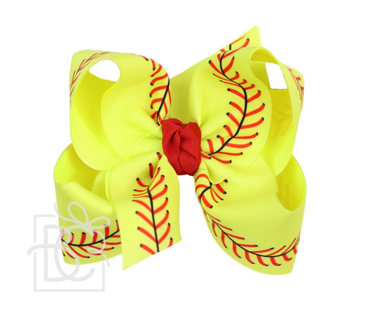 5.5" Layered Softball Bow