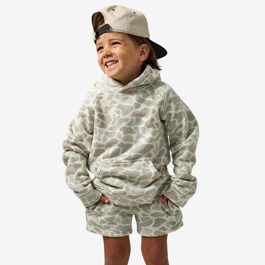 Youth Vintage Washed Hoodie | Classic Deer Camo